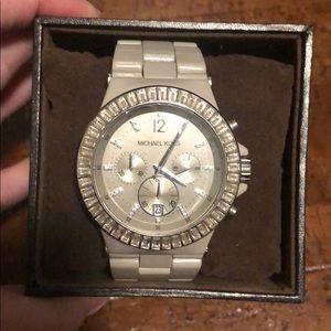 Michael Kors Grey Ceramic Watch